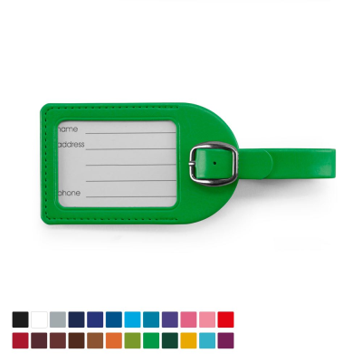SMALL LUGGAGE TAG in a Choice of 20 Colours
