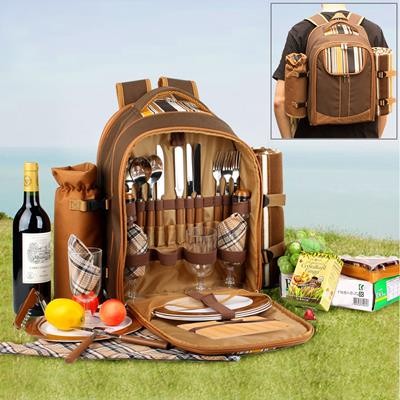 4 PAX THERMAL INSULATED COOLER WINE POUCH PICNIC LUNCH BAG