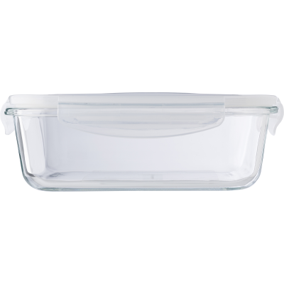 GLASS LUNCH BOX in Clear Transparent
