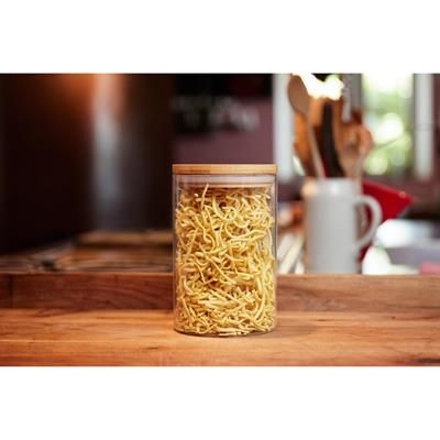 Glass Storage Jar  BAMBOO