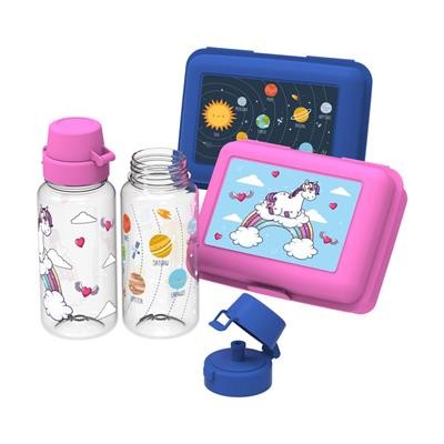 LUNCH BOX/ DRINK BOTTLE SCHOOL STARTER SET CHILDRENS