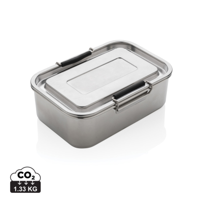 RCS RECYCLED STAINLESS STEEL METAL LEAKPROOF LUNCH BOX in Silver