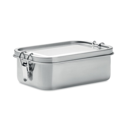STAINLESS STEEL METAL LUNCH BOX 750ML in Silver