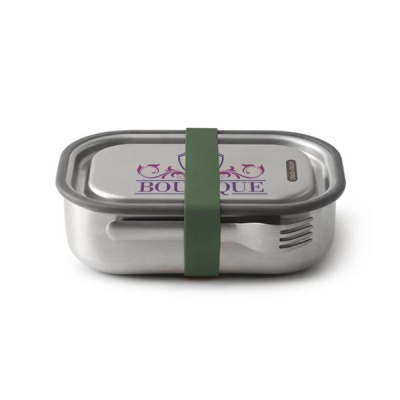 STAINLESS STEEL METAL LUNCH BOX LARGE - BLACK+BLUM