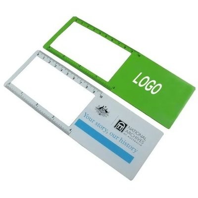 BOOKMARK MAGNIFIER RULER