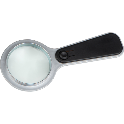 PLASTIC MAGNIFIER GLASS in Black