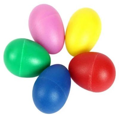 CHILDRENS TOYS PERCUSSION MUSICAL PLASTIC EGG SHAKERS