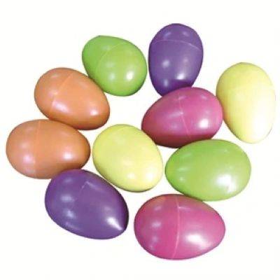 PLASTIC MUSICAL EGG SHAKERS & EGG MARACAS NOISE MAKER