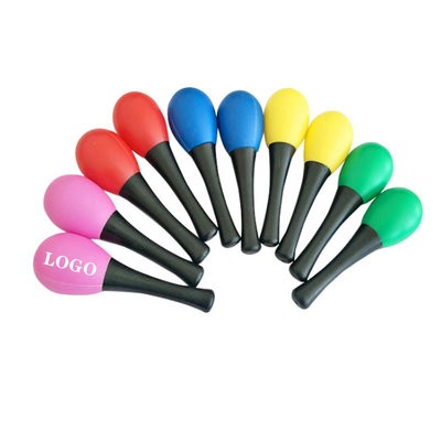 PLASTIC TOY SAND HAMMER & MINI MARACAS