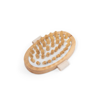 DOWNEY WOOD ANTI-CELLULITE MASSAGER in Natural