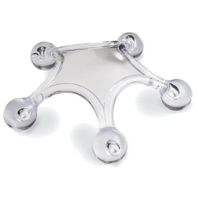 MASSAGER STAR in Clear Transparent Plastic