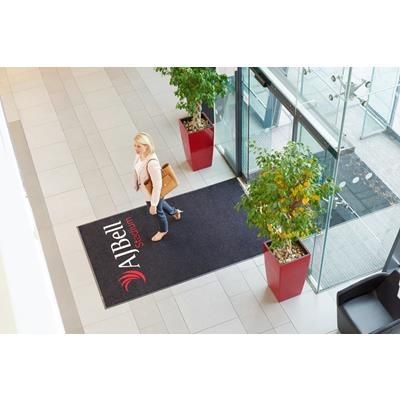 PRINTED LOGO FLOOR MAT