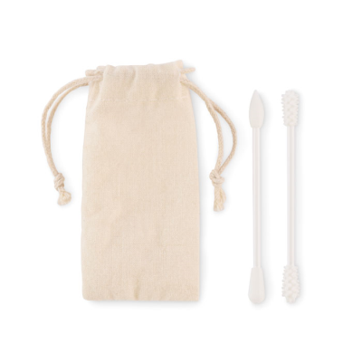REUSABLE SWABS SET in Brown
