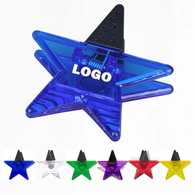 JUMBO SIZE STAR MAGNETIC MEMO CLIP W & STRONG GRIP