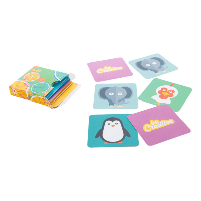 CUSTOM MEMORY GAME, ANIMALS in White