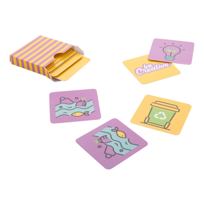 CUSTOM MEMORY GAME, RECYCLING in White