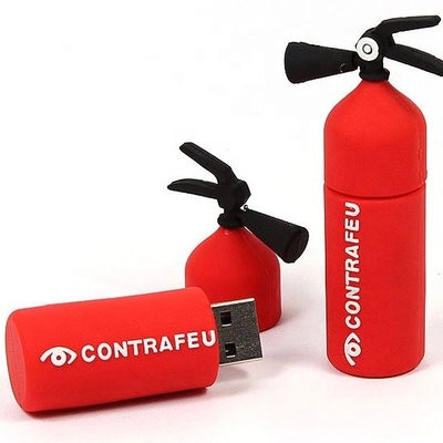 4GB USB FLASH DRIVE FIRE EXTINGUISHER SHAPE - PROMOTIONAL CORPORATE GIFT