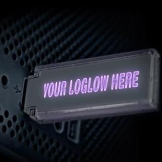 BABY NEON FLUORESCENT FLASH USB FLASH DRIVE MEMORY STICK in White