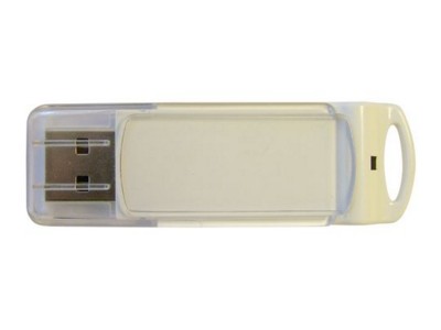 BABY WHITE USB FLASH DRIVE MEMORY STICK in White & Black