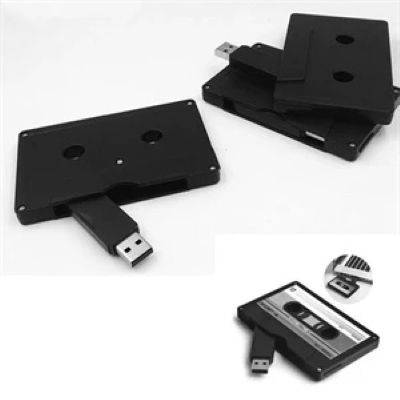 CASSETTE TAPE SHAPE USB FLASH DRIVE - PROMOTIONAL CORPORATE GIFT