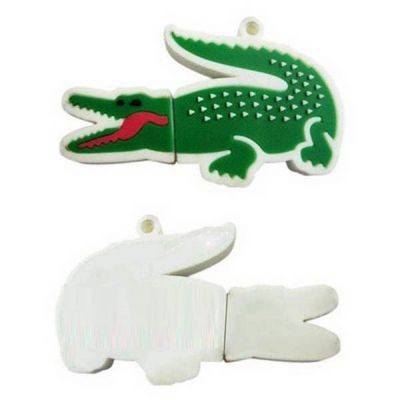 CURVE ALLIGATOR USB FLASH DRIVE (4GB) - PROMOTIONAL CORPORATE GIFT