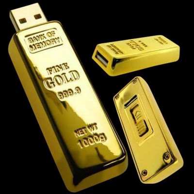 GOLD BAR USB MEMORY STICK