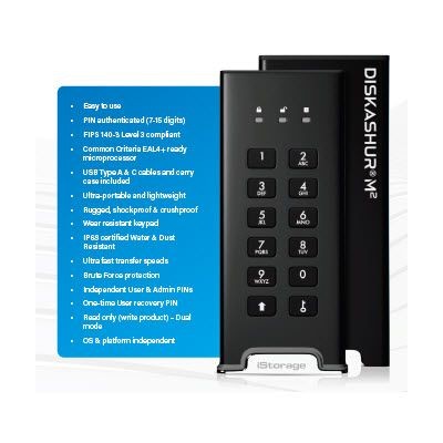 ISTORAGE DISKASHUR M2 USB STICK