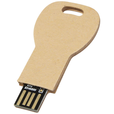 KEY-SHAPED RECYCLED PAPER USB 2,0