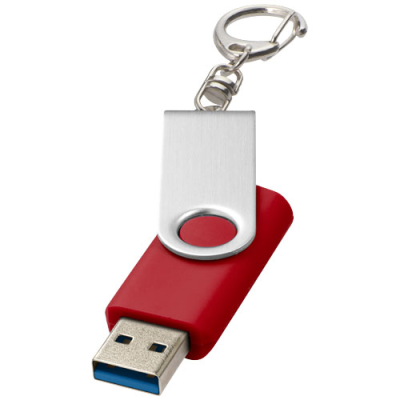 ROTATE USB 3,0 with Keyring Chain - PROMOTIONAL CORPORATE GIFT