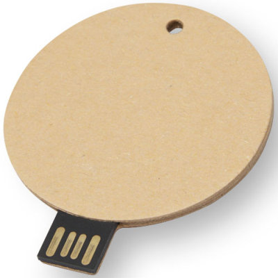 ROUND RECYCLED PAPER USB 2,0