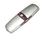 SILVER USB FLASH DRIVE MEMORY STICK