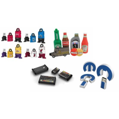 SOFT PVC BESPOKE SHAPE USB FLASH DRIVE MEMORY STICK