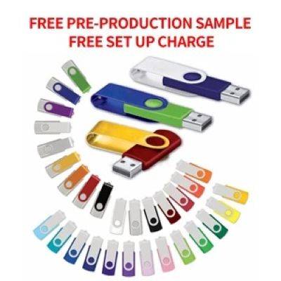 USB MEMORY ROTATING SWIVEL FLASH DRIVE