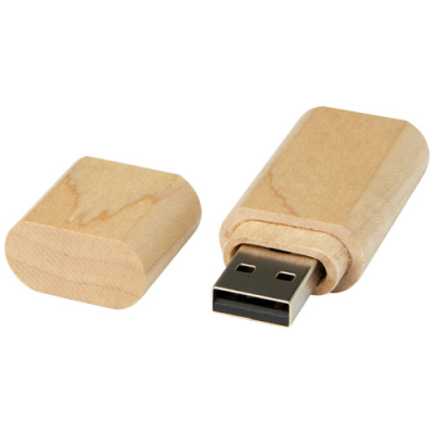 WOOD USB 2,0 with Keyring  - PROMOTIONAL CORPORATE GIFT