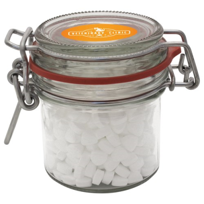 125ML / 290G GLASS JAR FILLED with Extra Strong Mints