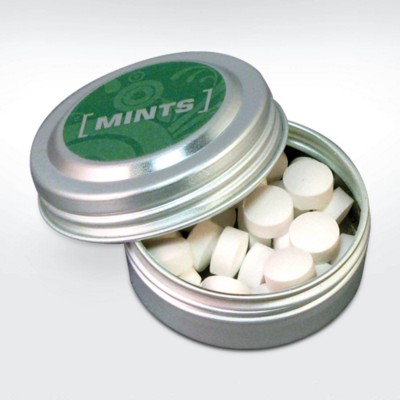 GREEN & GOOD MINI MINTS in Recycled Aluminium Silver Metal Container