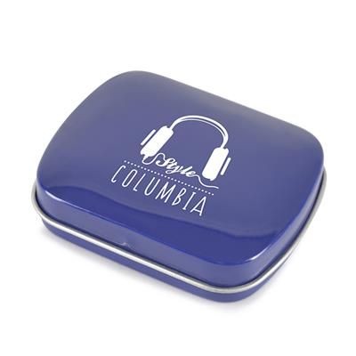 RECTANGULAR MINTS TIN in Navy Blue