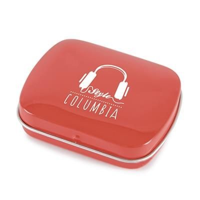 RECTANGULAR MINTS TIN in Red