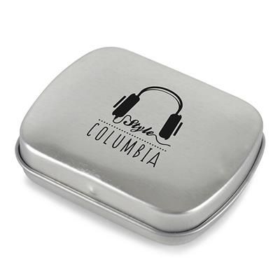 RECTANGULAR MINTS TIN in Silver