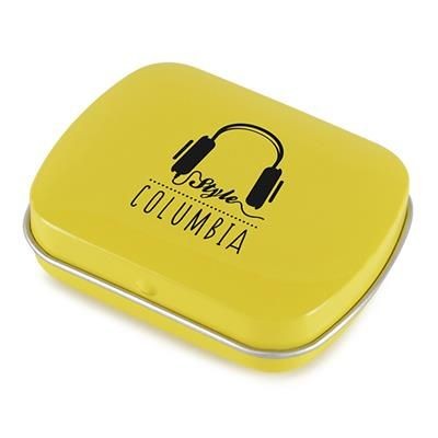 RECTANGULAR MINTS TIN in Yellow