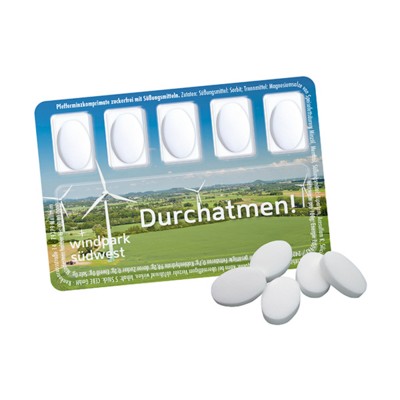 SMART CARD with Sugar-free Peppermint Pastilles