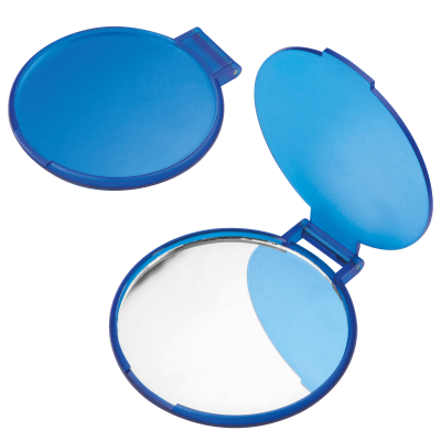 FROSTED MAKE-UP MIRROR in Blue