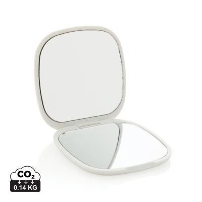 REFLECTA RCS RECYCLED PLASTIC MAKE-UP MIRROR in White