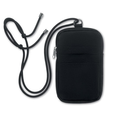 CROSS BODY SMARTPHONE BAG in Black