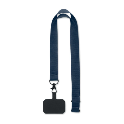 MOBILE PHONE HOLDER LANYARD in Blue