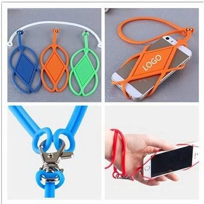 SILICONE BACKSTRAP LEASH FOR PHONES