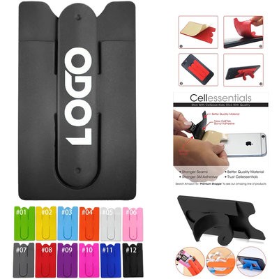 SILICONE CELL PHONE STAND & WALLET