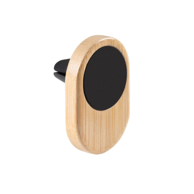 MAGNETIC AIR VENT MOBILE PHONE HOLDER in Wood