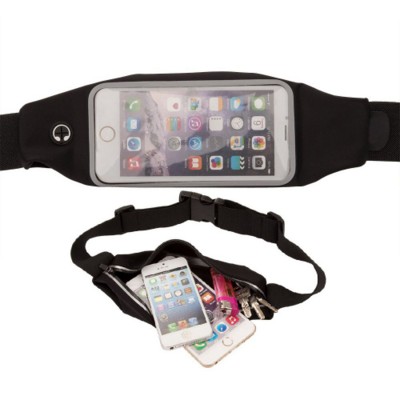 PHONE RUNNING BELT in Black