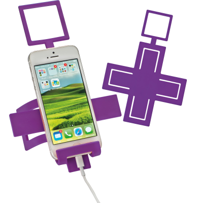 CROSS MOBILE PHONE HOLDER in Violet